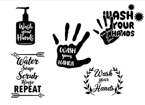 Wall art stickers for toilet