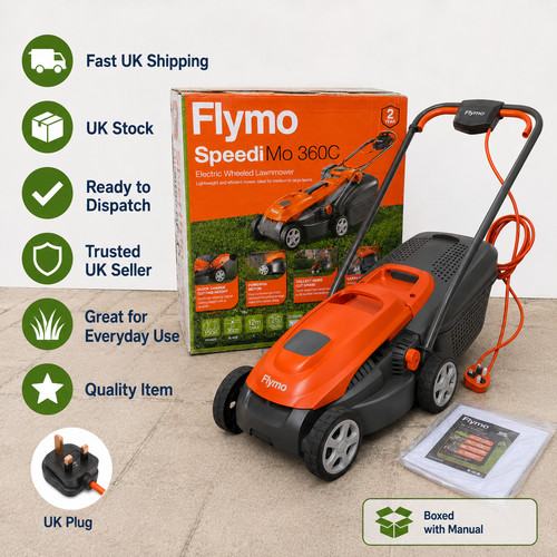 Flymo speedi 360c electric - speedi-mo,