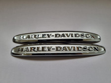 Harley-Davidson Touring Fuel Tank Emblems Set 62316-10 & 62317-10 OEM Genuine