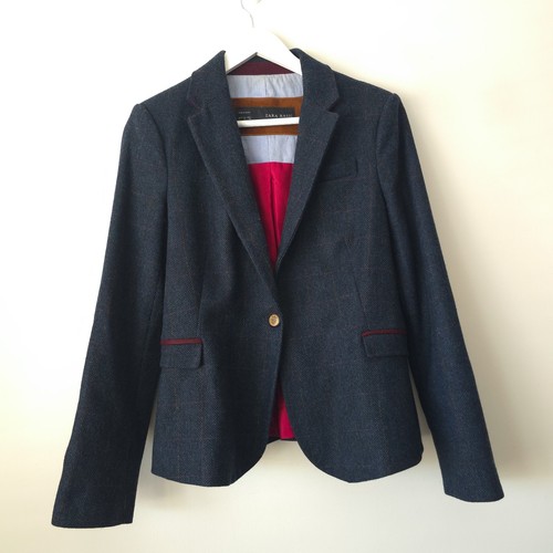 Zara 100 wool blue - wool,