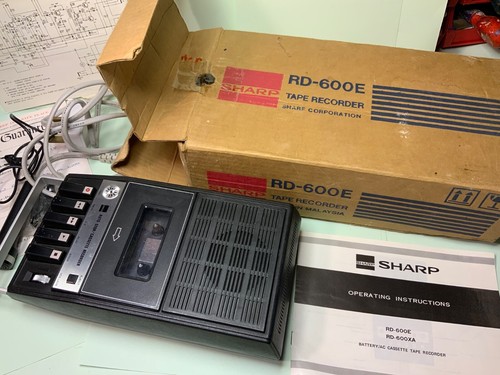 Sharp 600e boxed battery ac - sharp, rd-600e