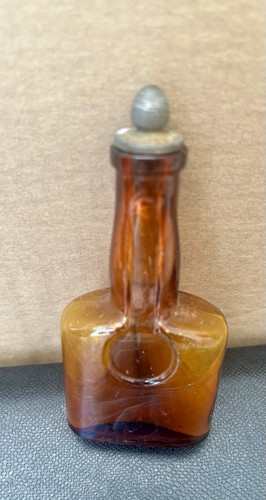 Vintage amber glass - vintage, bottle