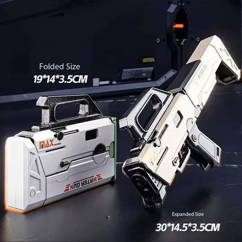 Folding manual water gun long - folding,