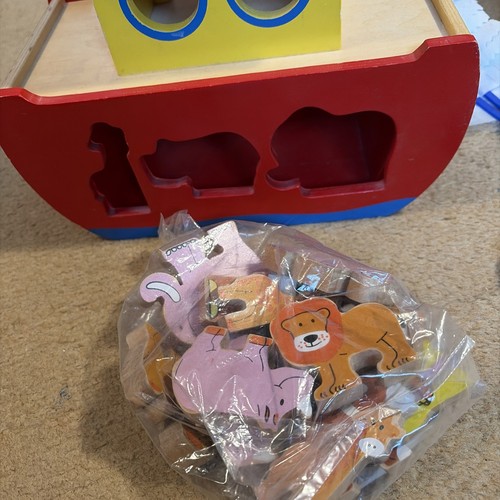 Elc wooden noah ark - wooden,