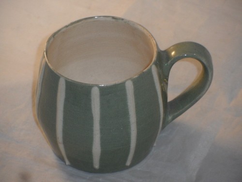 Vintage studio pottery - pottery, mug