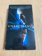 Unbreakable VHS 2001 Bruce