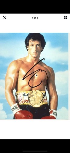 Sylvester stallone signed - stallone,