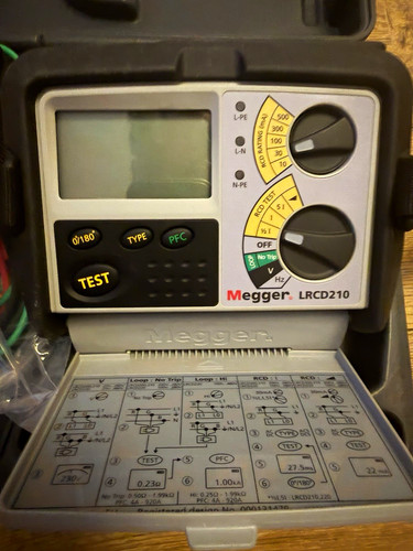 Megger lrcd210 loop - megger, rcd