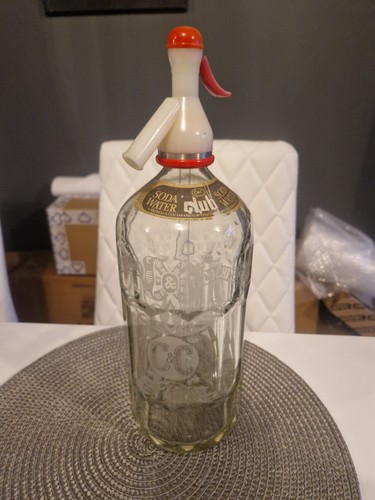 Club soda siphon glass - club,