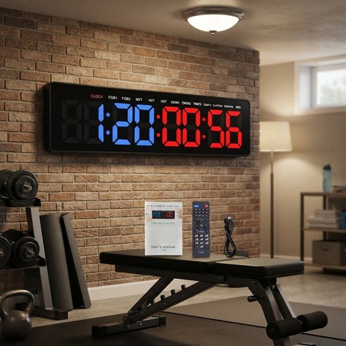 Led gym timer - 16.5",