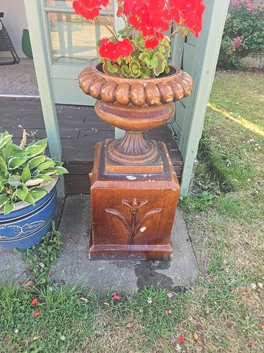 Pair victorian terracotta - of,