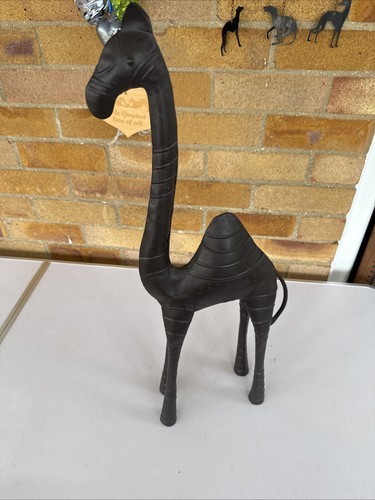 Giraffe metal ornament - metal, ￼￼