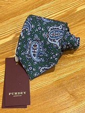 Purdey 100% Silk Paisley Tie