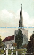 R565577 St Marys Church West Malling Kent Stedman Kent Series Invicta 1908