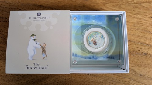 The snowman 2023 50p silver - uk,