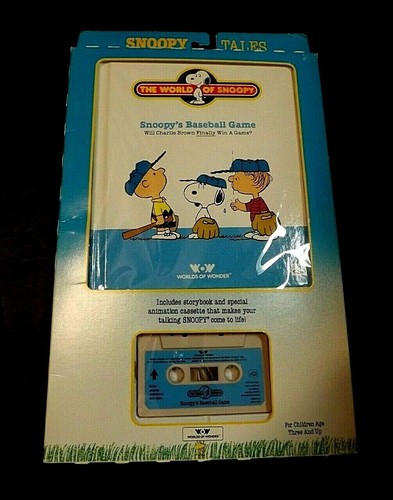 Talking snoopy book tape - talking,