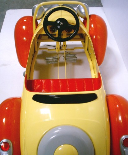 Noddy pedal car - car, metal