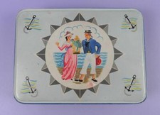 Sharps Vintage Toffee / Sweet Tin - Sailor, Naval, Maritime Theme