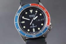 [Exc+4] SEIKO SilverWave Z 7546-606A Pepsi Bezel Diver 39mm Quartz Men's Watch