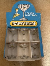 6 X VINTAGE 1970's BABYCHAM