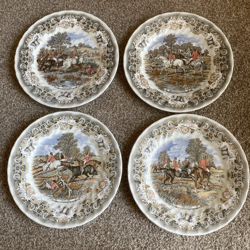 Churchill china plates jr - 4,
