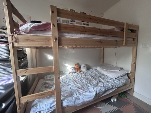 Ikea mydal bunk bed pine - mydal, bed,