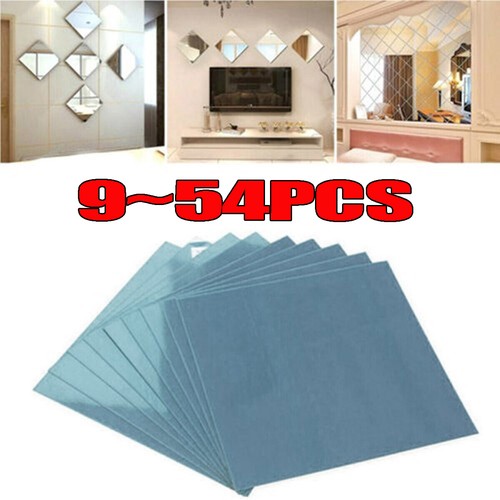54pcs mirror sheets - 9~54pcs, self