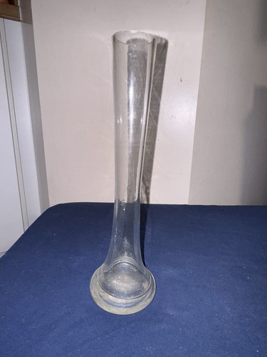 Clear glass lily - with, a