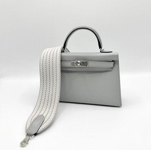 Hermes mini kelly bleu - mini,
