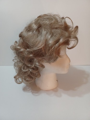 Vintage wig and head display - head,