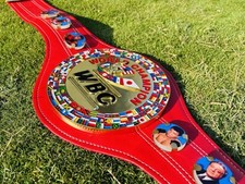 WBC Boxing Championship Belt 3D WBC BOXING BELT RED STRAP FREE carry bag