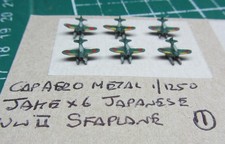 Jake x 6 Japanese WWII Seaplane by Cap Aero, Scale 1/1250 Ship Model