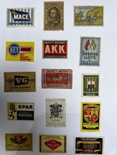 Vintage Matchbox Labels Lot