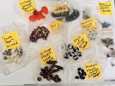 Lot Of Mixed Material Beads