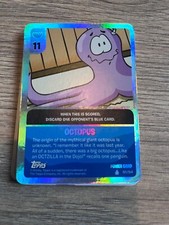 club penguin octupus foil trading card