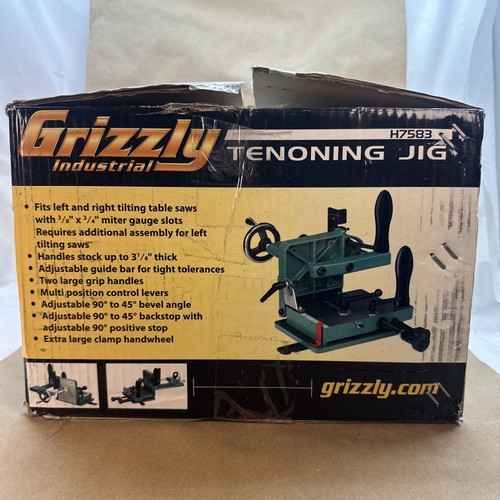 Grizzly h7583 tenoning - grizzly, jig