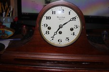 Bulova Mantle Clock Wind  up  2 Jewel working with key