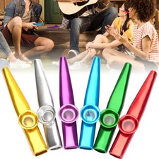 6Pcs/Set Metal Kazoo