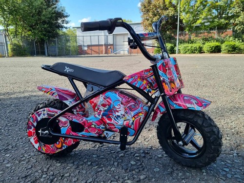 Mini bike graffiti - graffiti, pink