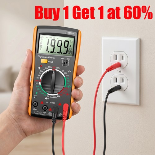 Digital lcd multimeter - digital,