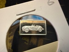 1939 BMW Sterling Silver Ingot 1.6g 925 With Car Design John Pinches