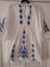 Zara Oversized embroidered