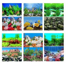 Aquarium Fish Tank Background Backdrop Poster - 2 to 6 FT Length 60cm High