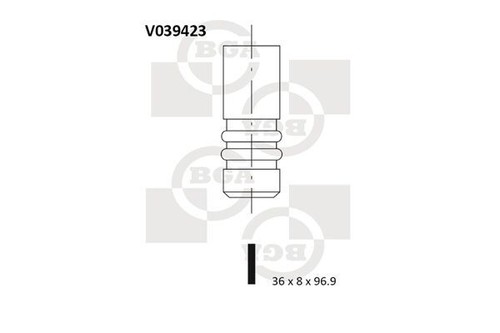 Inlet valve for passat 9 - passat, 1.9