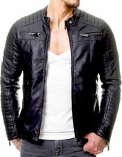 Cafe Racer Leather Jacket Soft