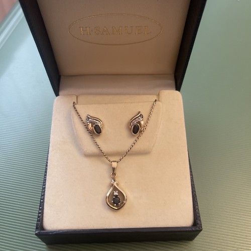 9ct diamond and - , sapphire
