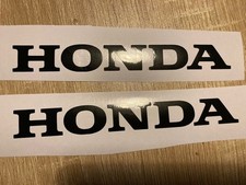 HONDA TANK FAIRING DECALS