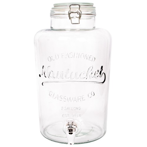 Glass drinks dispenser - glass,