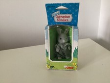 Sylvanian Families Vintage Grey Babblebrrok rabbit boxed