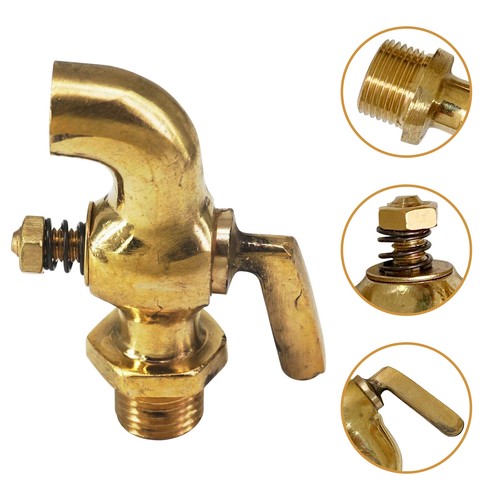Straight nose brass water - straight,